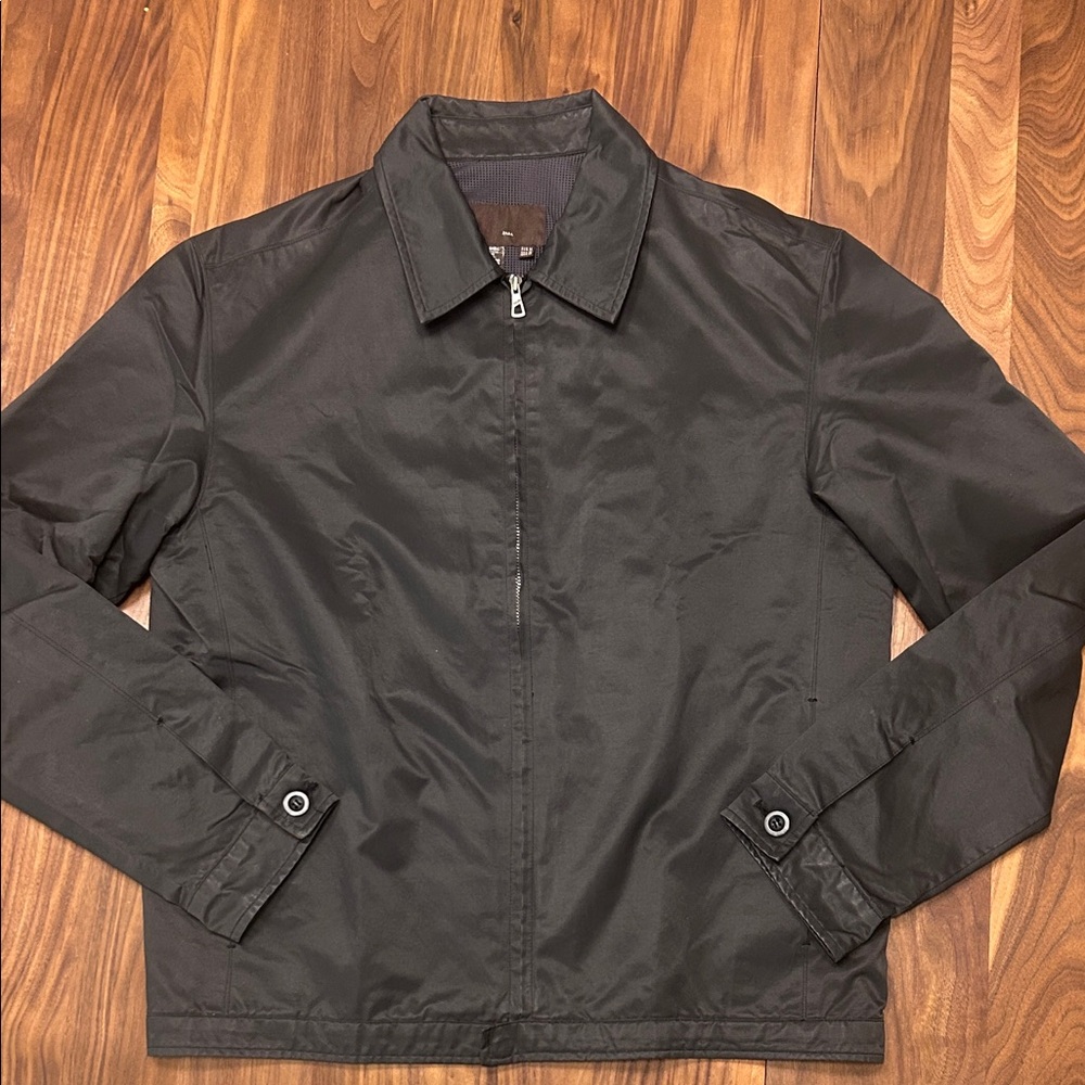 Zara Black Outer-shell Casual Jacket